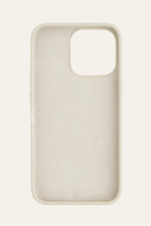 Cheeky Chain - iPhone Handyhülle beige - Goldene Ösen