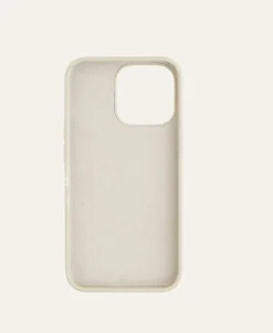 Cheeky Chain - iPhone Handyhülle beige - Silberne Ösen