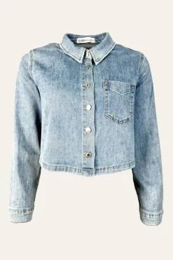 Cropped Jeanshemd "Carolaa"