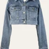 Cropped Jeansjacke "Claudina"