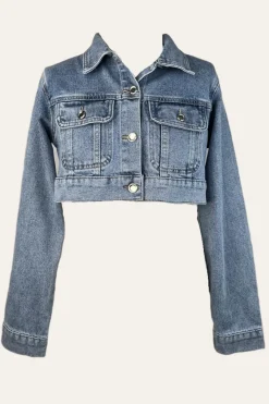 Cropped Jeansjacke "Claudina"