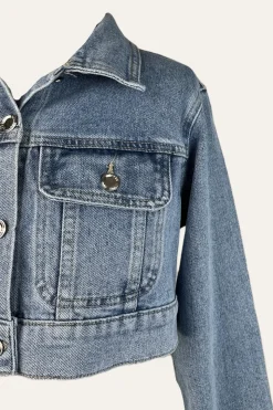 Cropped Jeansjacke "Claudina"