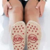 Dailysocks-Stoppersocken - Weihnachtsmann - Camel