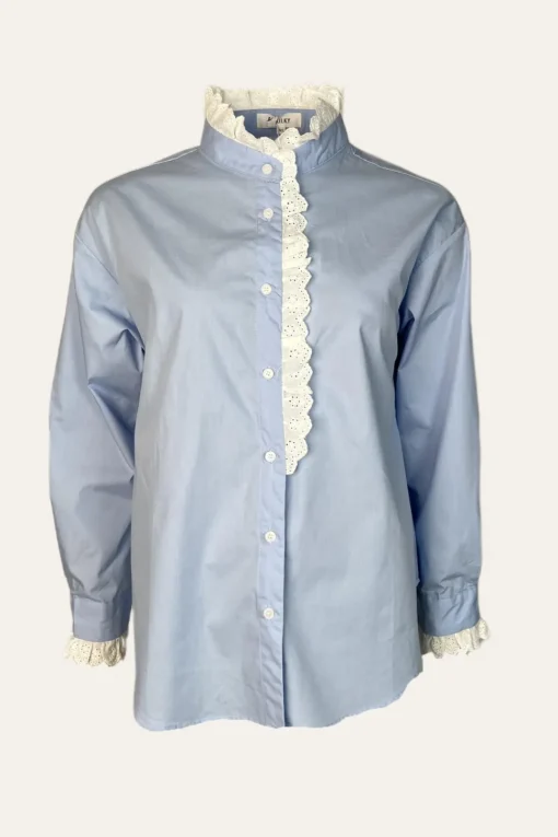 Kragen-Rüschenbluse "Kalaradaa"