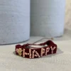 Lua - Happy Armband - Bordeaux-Rot