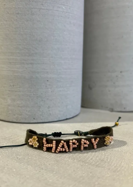Lua - Happy Armband - Oliv