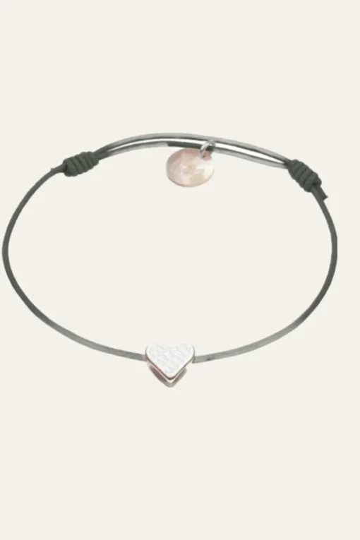 Lua - Mini-Heart Armband - Silber