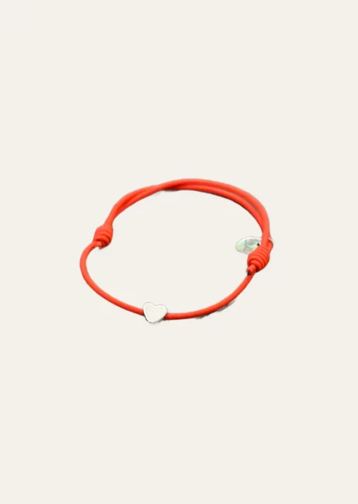 Lua - Mini-Heart Armband - Silber