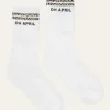 Oh April - Socks Stripes White/Leo