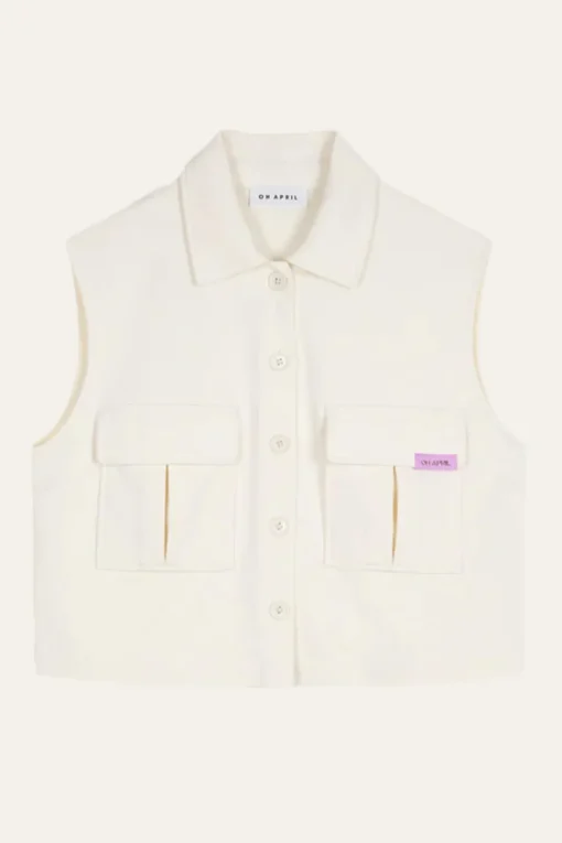 Oh April - Vest soft - Sand "Nih"