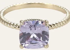 Quadratischer Zirkonia-Ring